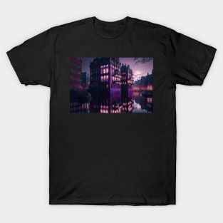 Cyberpunk City Amsterdam T-Shirt